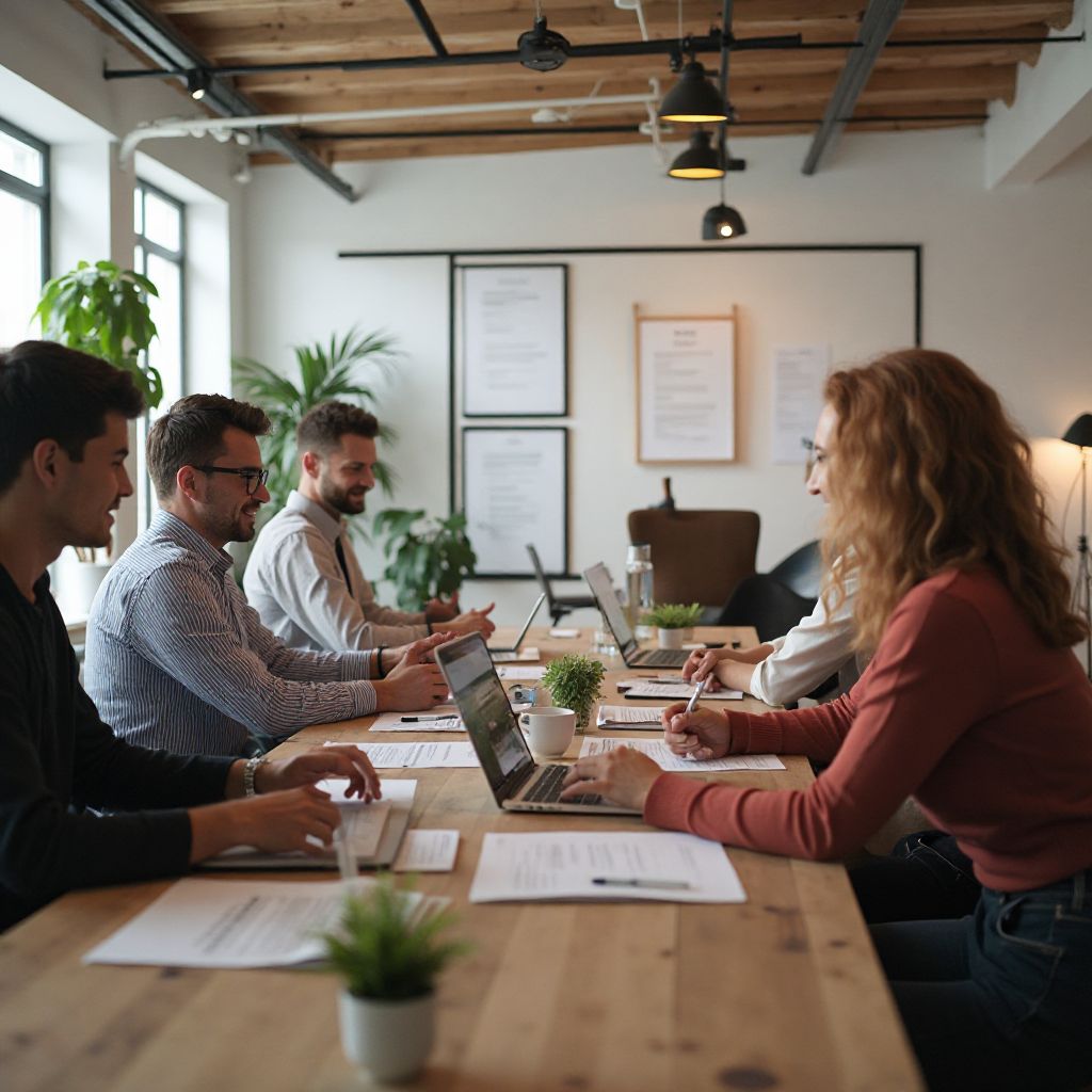 Echipa noastră într-o sesiune de training